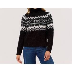 NEW KRIMSON KLOVER bluebird turtleneck sweater in black
